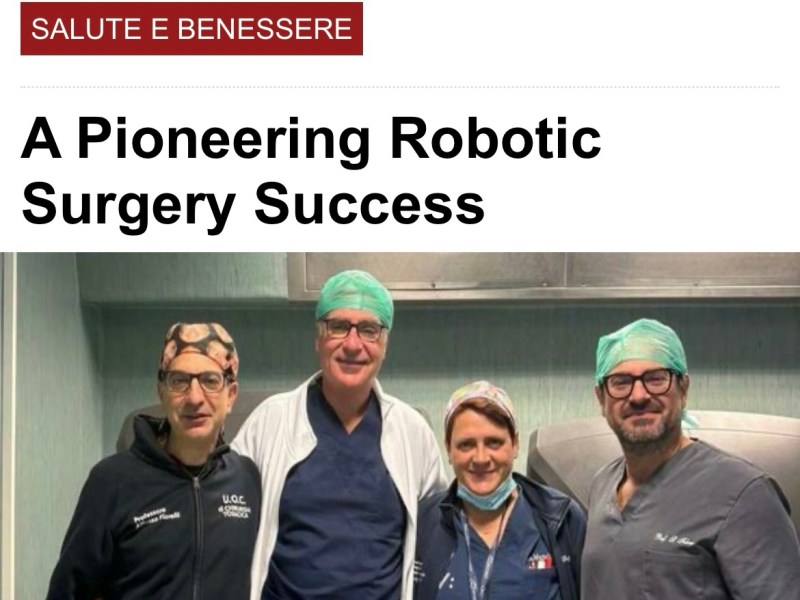 Chirurgia generale e toracica robotica eseguiti in una unica&nbsp;procedura